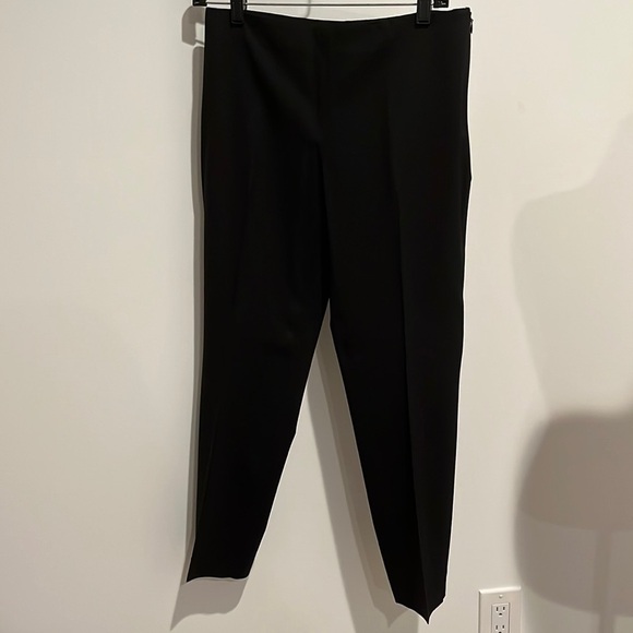 NWOT St. John Caviar Audrey trousers in Caviar (Black) size 2 - Picture 1 of 3
